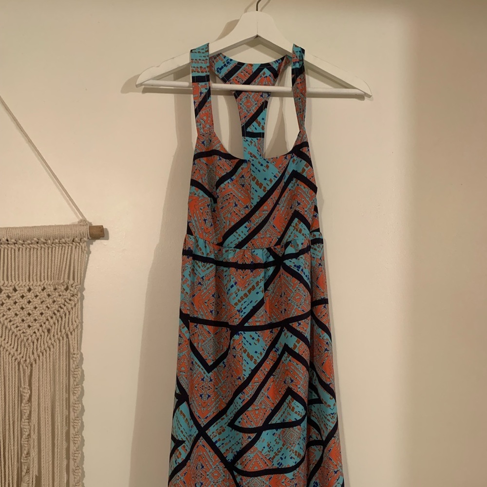 Love Fire racer back midi dress EUC - Picture 2 of 7